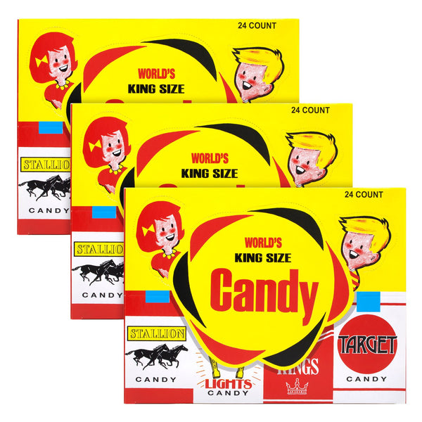 World Confections Candy Cigarettes, 24/Box, 3 Boxes/Carton (GRR60004064) Case of 72