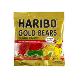Haribo Goldbears Gummi Candy, Assorted Flavors, 0.4 oz Pouch, 54/Tub, 2 Tubs/Carton (GRR60004073) Case of 108