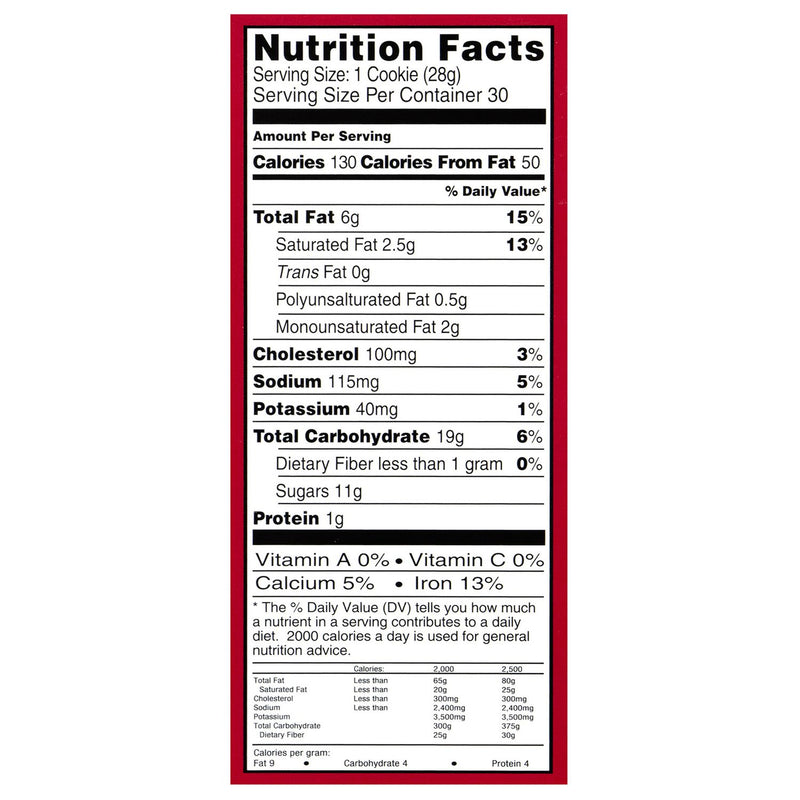 Mrs. Fields Cookies, Milk Chocolate Chip, 1 oz Individually Wrapped, 30/Box, 2 Boxes/Carton (GRR60004080) Case of 60