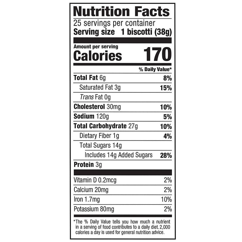 Nonni's Biscotti, Dark Chocolate Almond, 0.88 oz Packet, 25/Tub, 2 Tubs/Carton (GRR60004079) Case of 50