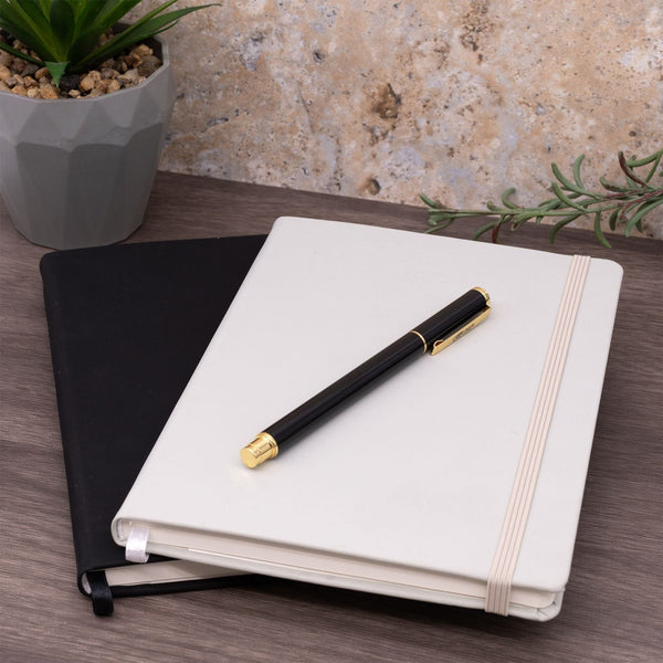 PUKKA PAD® Soft Cover Notebook, College Rule, Black Cover, (96) 8.2 x 5.11 Sheets (PUK9940SIG) Each