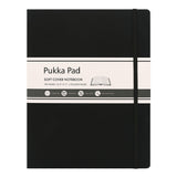 PUKKA PAD® Soft Cover Notebook, College Rule, Black Cover, (96) 11 x 8.5 Sheets (PUK9942SIG) Each