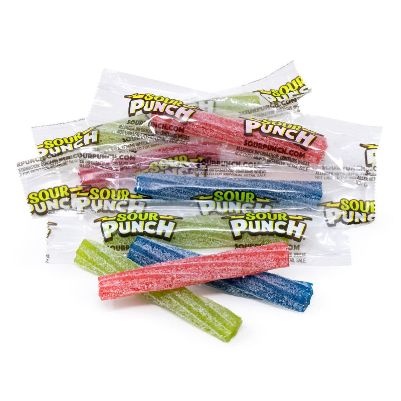 Sour Punch Twists, Variety, 2.59 lb Tub, Approx. 210 Pieces/Tub, 2 Tubs (GRR60004078) Case of 420