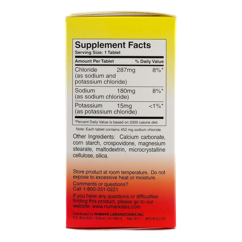 Thermotabs® Sodium Chloride Supplement Tablet 100 per Bottle (830765_BT) 1/BT