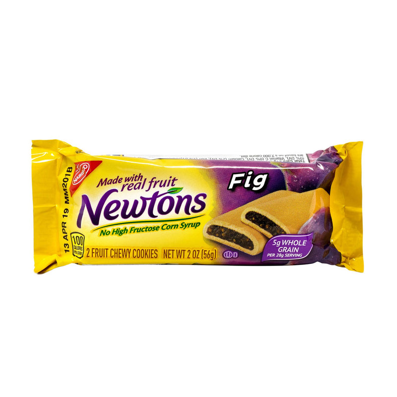 Nabisco Fig Newtons, 2 oz Pack, 2 Cookies/Pack, 24 Packs/Box, 4 Boxes/Carton (GRR60004081) Case of 96