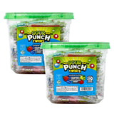 Sour Punch Twists, Variety, 2.59 lb Tub, Approx. 210 Pieces/Tub, 2 Tubs (GRR60004078) Case of 420