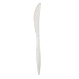 Boardwalk® Mediumweight Wrapped Polypropylene Cutlery, Knife, White, 1,000/Carton (BWKKNIFEMWPPIW) Case of 1000