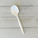 Boardwalk® Mediumweight Wrapped Polystyrene Cutlery, Teaspoon, White, 1,000/Carton (BWKSPOONMWPPIW) Case of 1000