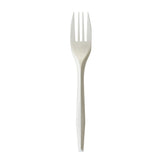 Mediumweight Wrapped Polypropylene Cutlery, Fork, 5.51", Plastic, White, 1,000/Carton (BWKFORKMWPPIW) Case of 1000