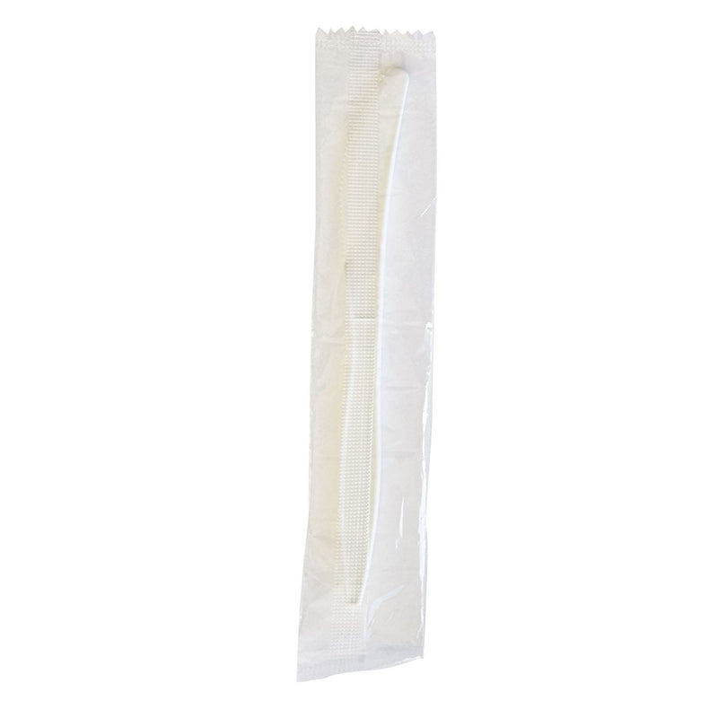 Boardwalk® Mediumweight Wrapped Polypropylene Cutlery, Knife, White, 1,000/Carton (BWKKNIFEMWPPIW) Case of 1000