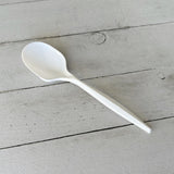 Boardwalk® Mediumweight Wrapped Polystyrene Cutlery, Teaspoon, White, 1,000/Carton (BWKSPOONMWPPIW) Case of 1000