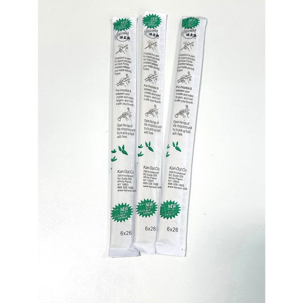 Kari-Out Chopsticks, 9", White, 1,340/Carton (KOT1100310) Case of 1340