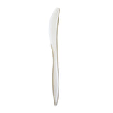 Boardwalk® Mediumweight Polypropylene Cutlery, Knife, White, 1,000/Carton (BWKKNIFEPPMW) Case of 1000