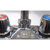 BK Resources Stainless Steel Hand Sink with Faucet, 14" l x 10" w x 5" d (BKEBKHSW1410PG) Each