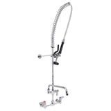 BK Resources WorkForce Prerinse Add-A-Faucet, 4.62" Height/12" Reach, Chrome (BKEVSMPRAF12M) Each