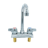 BK Resources WorkForce Standard Duty Faucet. 7.88" Height/3.5" Reach, Chrome-Plated Brass (BKEBKD3G) Each