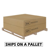 BK Resources Stainless Steel 5" Riser Top Tables, 48w x 30d x 39.75h, Silver, 2/Pallet (BKE2VTR54830) Each