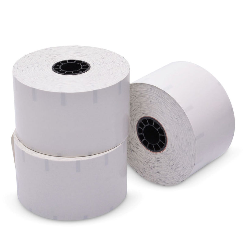 Iconex Sticky Media, 2.28" x 350 ft, White, 12 Rolls/Carton (ICX90232634) Case of 12