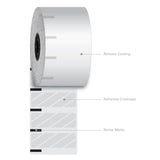 Iconex Sticky Media, 2.28" x 350 ft, White, 12 Rolls/Carton (ICX90232634) Case of 12