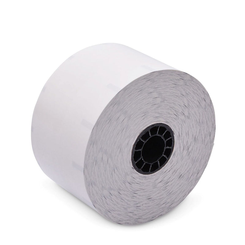 Iconex Sticky Media, 2.28" x 350 ft, White, 12 Rolls/Carton (ICX90232634) Case of 12