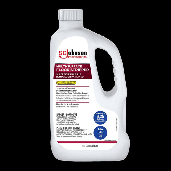 SC Johnson Professional® Hyper Concentrate Floor Stripper, Fresh Scent, 32 oz Bottle, 6/Carton (SJN680078) Case of 6