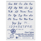 Chart Tablets, Presentation Format (1" Rule), 24 x 32, White, 25 Sheets, 12/Carton (PAC74610CT) Case of 12