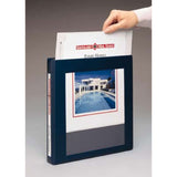 Avery® Framed View Heavy-Duty Binders, 3 Rings, 1" Capacity, 11 x 8.5, Navy Blue, 12/Carton (AVE68055CT)