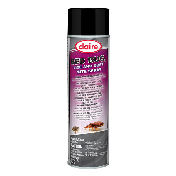 Claire Bed Bug Killer, 16 oz Aerosol Spray, 12/Carton (CGC006) Case of 12