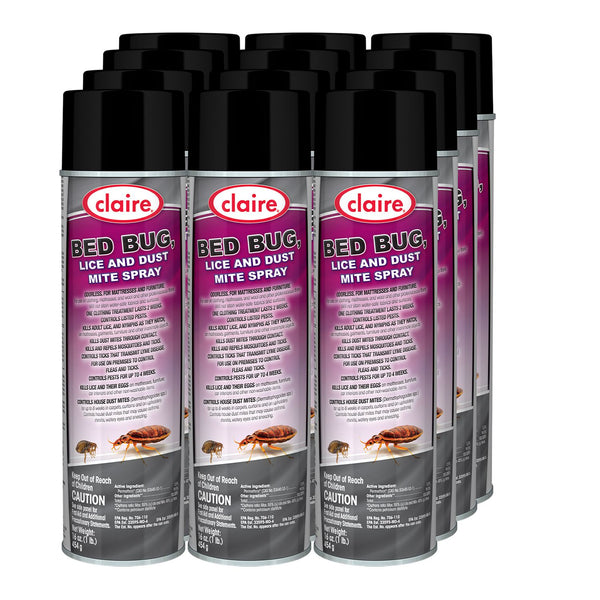 Claire Bed Bug Killer, 16 oz Aerosol Spray, 12/Carton (CGC006) Case of 12