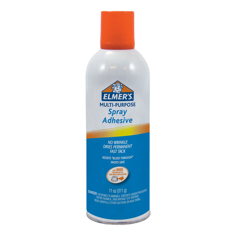 Elmer's® Elmer's Products, Inc. Multi-Purpose Spray Adhesive, 11 oz, Dries Clear, 6/Carton (EPIE451CT) Case of 6