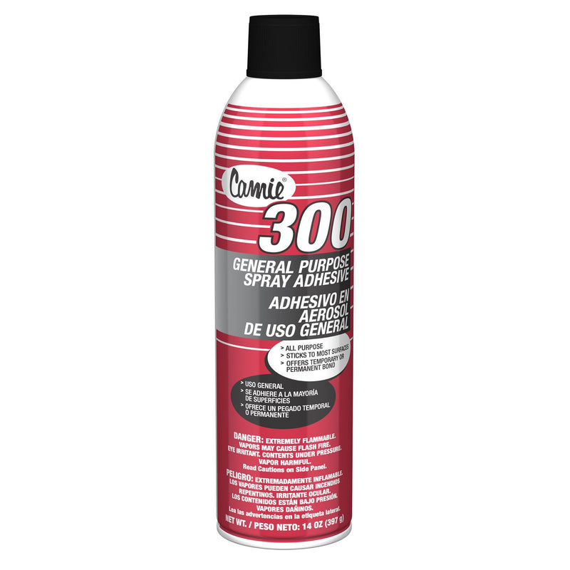 Camie 300 General Purpose Spray Adhesive, 14 oz, 12/Carton (CGC300) Case of 12