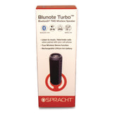 Spracht Blunote Turbo Wireless Speaker, Bluetooth, Black (SPTWS5010) Each