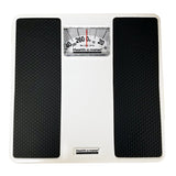 Health O Meter® Floor Scale Dial Display 270 lbs. Capacity Black / White Analog (806383_EA) 1/EA