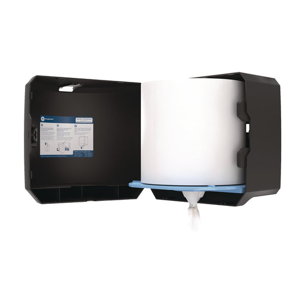 Georgia Pacific® Professional SofPull CenterPull Hand Towel Dispenser, 10.13 x 10.58 x 11.33, Black (GPC58201B) Each