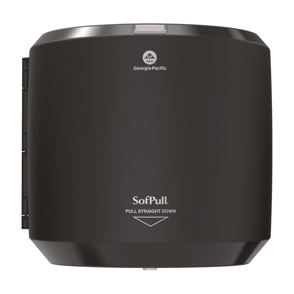 Georgia Pacific® Professional SofPull CenterPull Hand Towel Dispenser, 10.13 x 10.58 x 11.33, Black (GPC58201B) Each