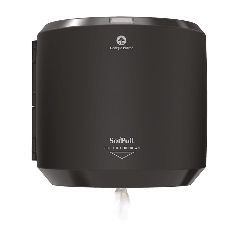 Georgia Pacific® Professional SofPull CenterPull Hand Towel Dispenser, 10.13 x 10.58 x 11.33, Black (GPC58201B) Each