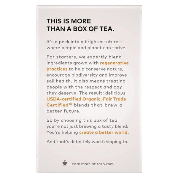 Seattle's Best Tea Bags, Organic Chai, 16/Box, 6 Boxes/Carton (TZO00305) Case of 96