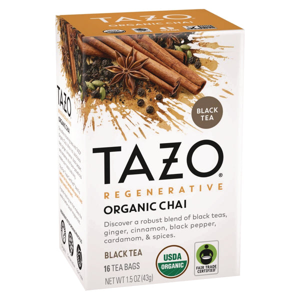 Seattle's Best Tea Bags, Organic Chai, 16/Box, 6 Boxes/Carton (TZO00305) Case of 96