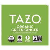 Seattle's Best Tea Bags, Organic Green Ginger, 16/Box, 6 Boxes/Carton (TZO00356) Case of 96