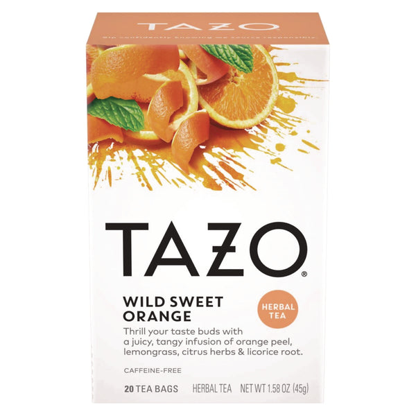 Seattle's Best Tea Bags, Wild Sweet Orange, 20/Box, 6 Boxes/Carton (TZO20034) Case of 120