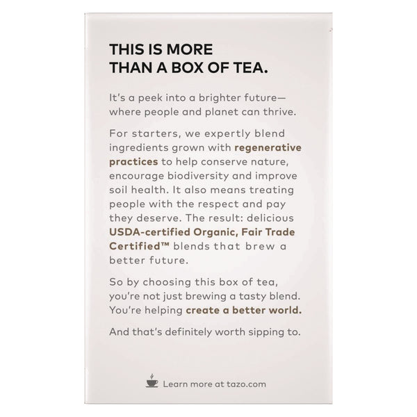 Seattle's Best Tea Bags, Organic Awake English Breakfast, 16/Box, 6 Boxes/Carton (TZO00303) Case of 96