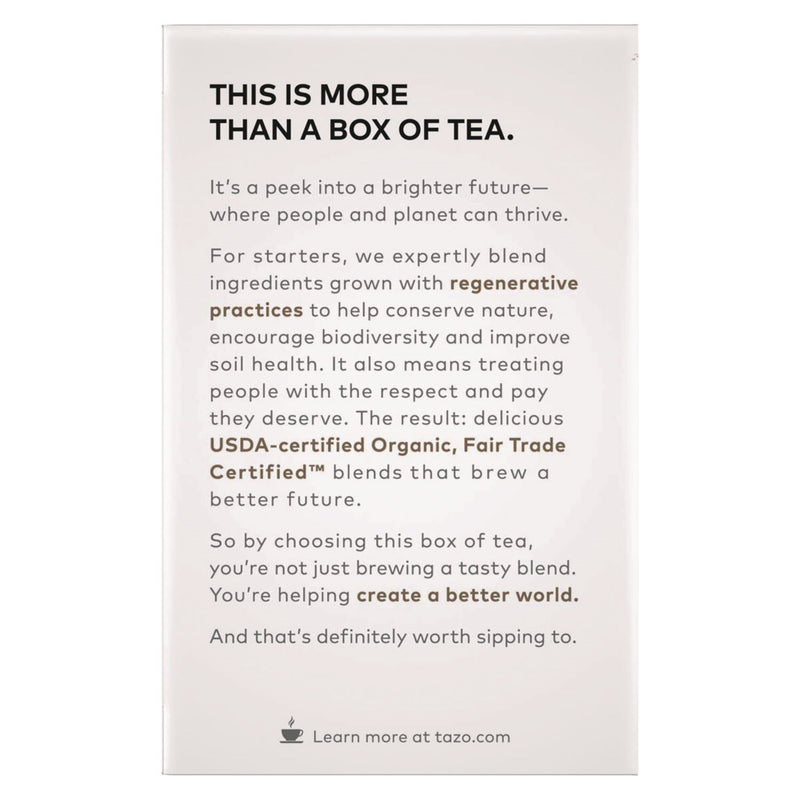 Seattle's Best Tea Bags, Organic Awake English Breakfast, 16/Box, 6 Boxes/Carton (TZO00303) Case of 96
