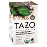 Seattle's Best Tea Bags, Organic Awake English Breakfast, 16/Box, 6 Boxes/Carton (TZO00303) Case of 96
