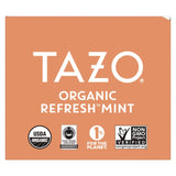 Seattle's Best Tea Bags, Organic Refresh Mint, 16/Box, 6 Boxes/Carton (TZO00350) Case of 96