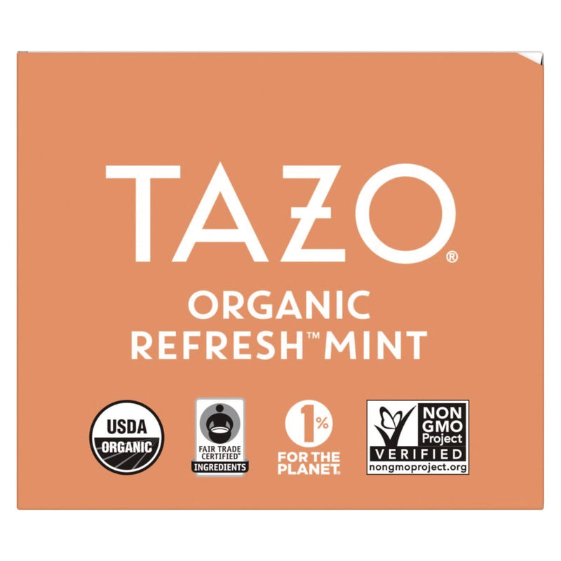 Seattle's Best Tea Bags, Organic Refresh Mint, 16/Box, 6 Boxes/Carton (TZO00350) Case of 96