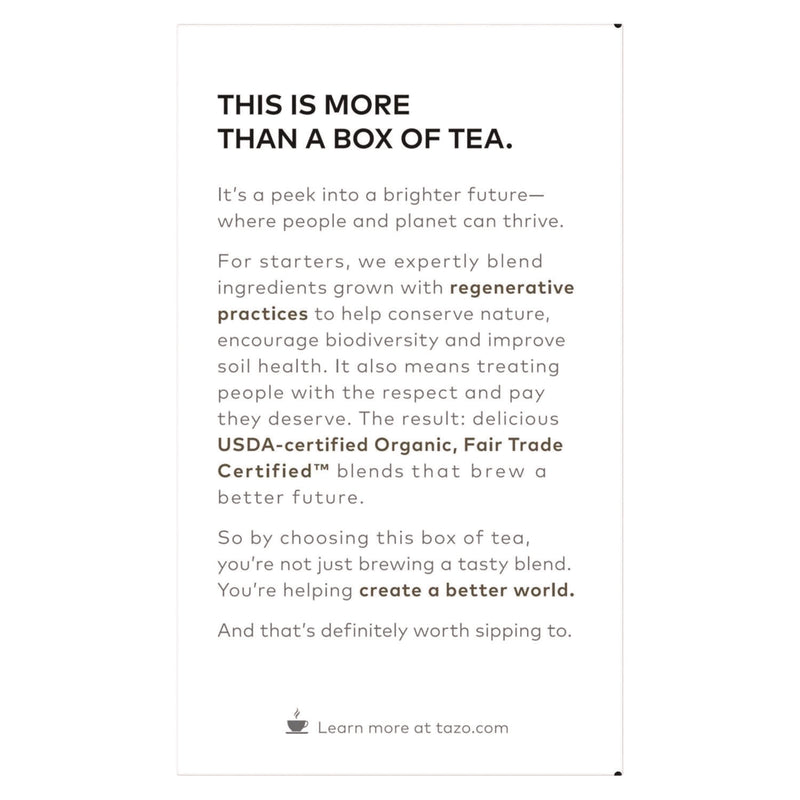 Seattle's Best Tea Bags, Organic Earl Grey, 16/Box, 6 Boxes/Carton (TZO00352) Case of 96