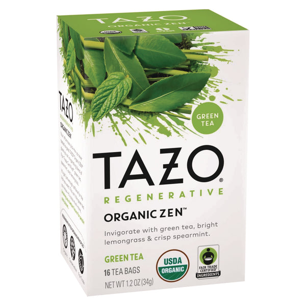 Seattle's Best Tea Bags, Organic Zen, 16/Box, 6 Boxes/Carton (TZO00309) Case of 96