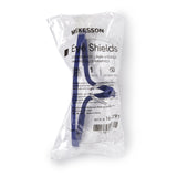 McKesson Eye Shield Side Shield Clear Tint Blue / Clear Frame Over Ear One Size Fits Most (1052254_BX) 25/BX