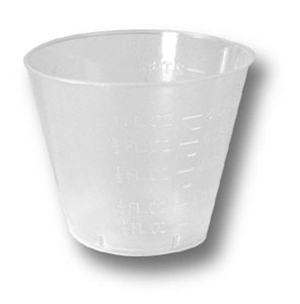 Economy Medicine Cup 1 oz. Clear Plastic Disposable NonSterile (901794_CS) 50/CS