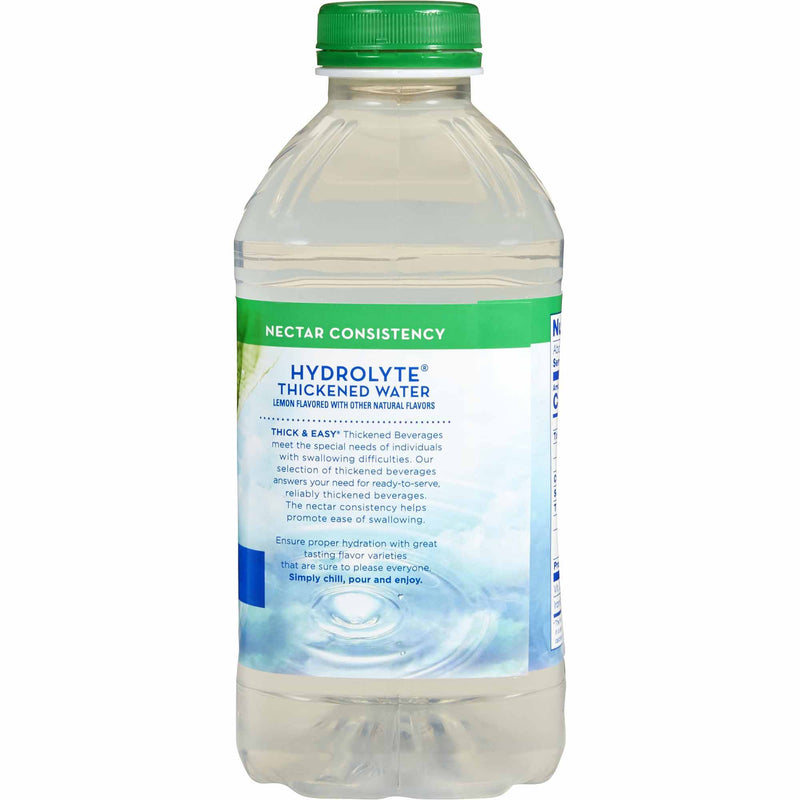 Thick & Easy® Hydrolyte® Thickened Water 46 oz. Bottle Lemon Flavor Liquid IDDSI Level 2 Mildly Thick (797168_EA) 1/EA